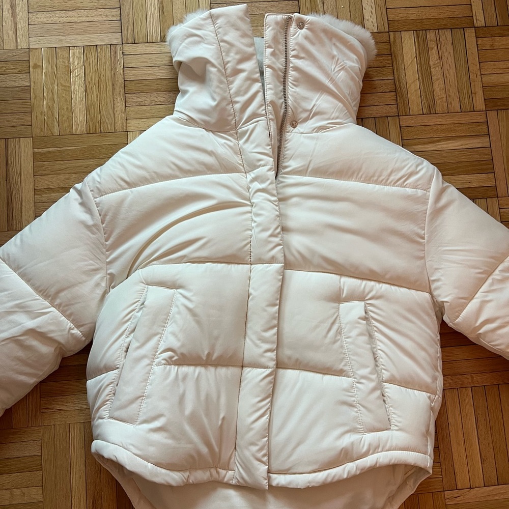 Abercrombie oversized puffer jacket